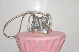 PACO RABANNE SILVER STRASS SHOULDER BAG