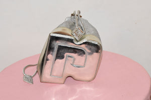 PACO RABANNE SILVER STRASS SHOULDER BAG