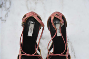 PRADA TWO-TONE CROPO PUMPS