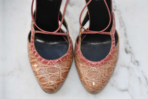 PRADA TWO-TONE CROPO PUMPS