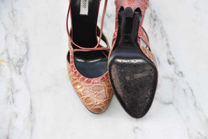 PRADA TWO-TONE CROPO PUMPS