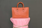 Load image into Gallery viewer, VALENTINO ORANGE ROCKSTUD SHOPPING BAG
