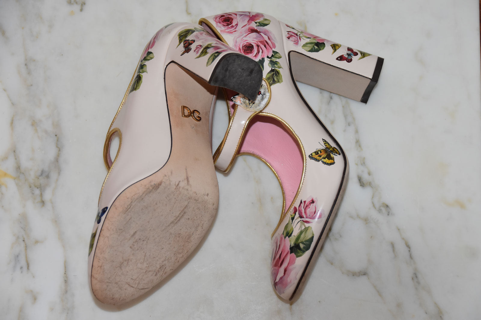 DOLCE&GABBANA VALLY ROSE PUMPS