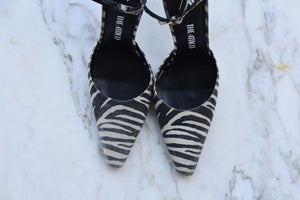 THE ATTICO ZEBRA PRINT PUMPS