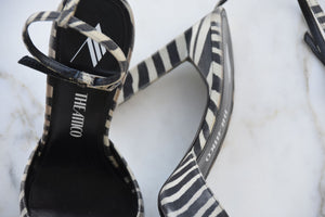 THE ATTICO ZEBRA PRINT PUMPS
