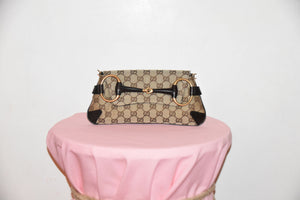 GUCCI HORSEBIT 1955 CHAIN LEATHER SHOULDER BAG