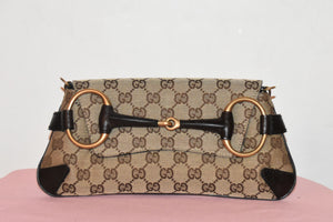 GUCCI HORSEBIT 1955 CHAIN LEATHER SHOULDER BAG