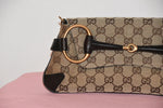 Load image into Gallery viewer, GUCCI HORSEBIT 1955 CHAIN LEATHER SHOULDER BAG
