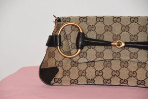 GUCCI HORSEBIT 1955 CHAIN LEATHER SHOULDER BAG