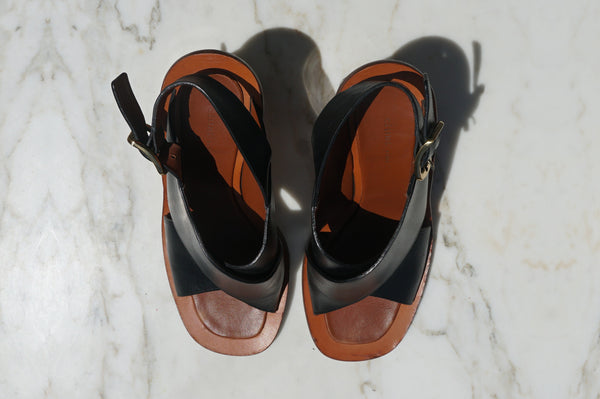 Celine leather best sale sandals