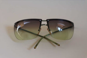 GUCCI GREEN JADE RIMLESS SUNGLASSES