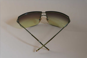 GUCCI GREEN JADE RIMLESS SUNGLASSES