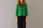Load image into Gallery viewer, GIVENCY GREEN SILK BLAZER
